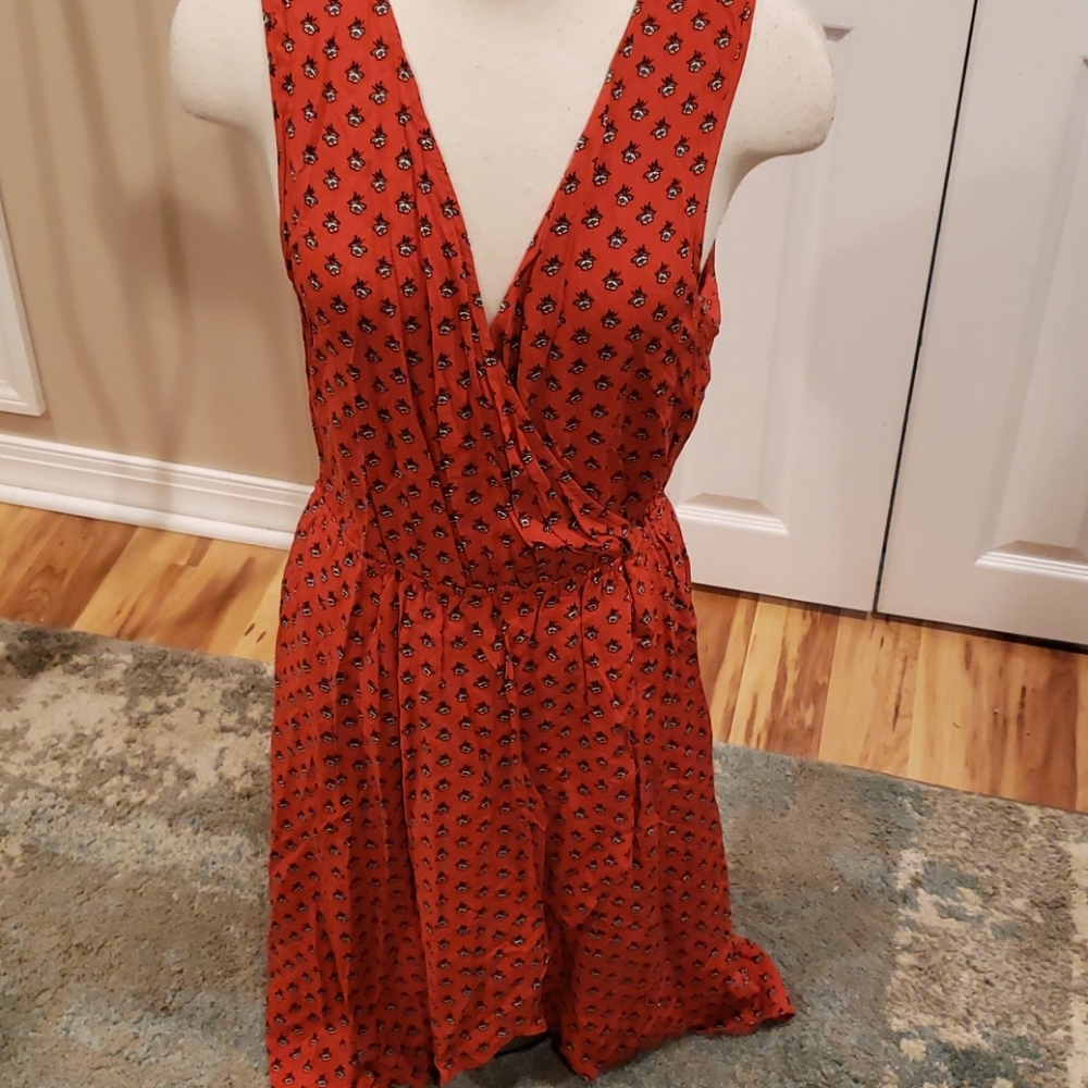 Vince Camuto Red Sleeveless Dress